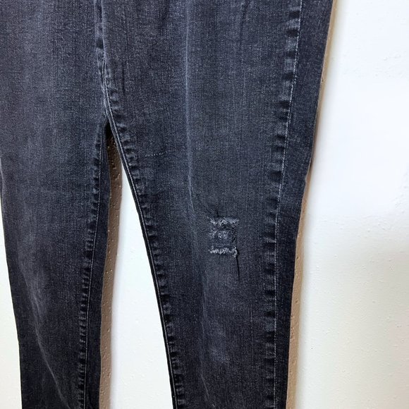 AG Adriano Goldschmied‎ The Midi Ankle Distressed Black Jeggings - Picture 2 of 7